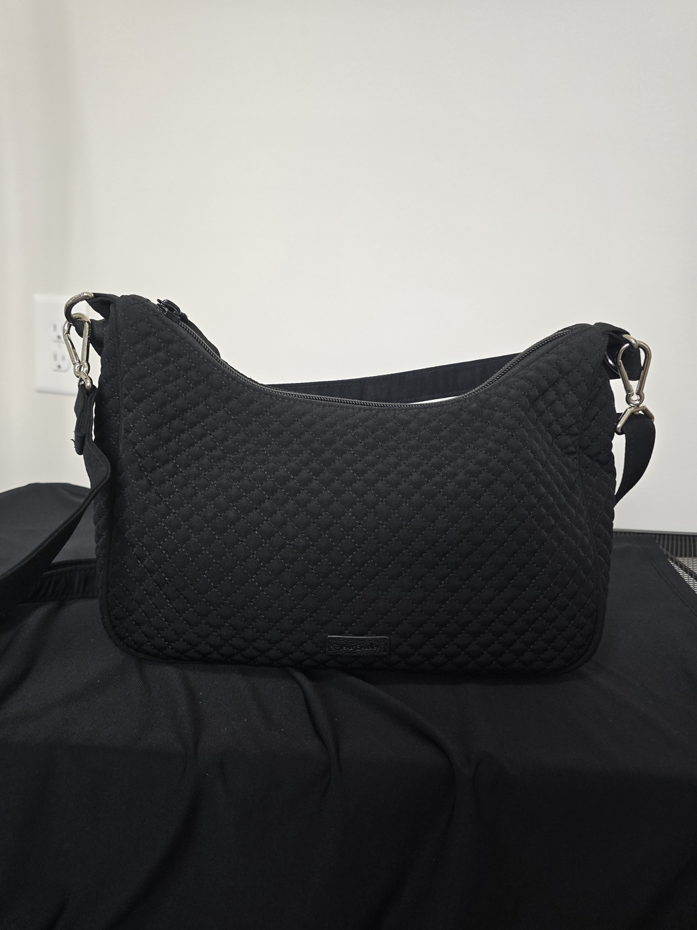 Vera Bradley Quilted Black Crossbody Shoulder Bag